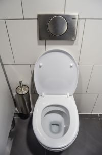 Saubere Toilette