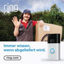 Anzeige der Firma Ring für Überwachungskameras