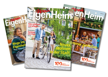 Heftcover Zeitschrift Mein EigenHeim - Ausgaben 1/2024, 2/2024 und 3/2024