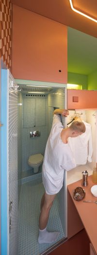 Dusche und WC im Cabanon