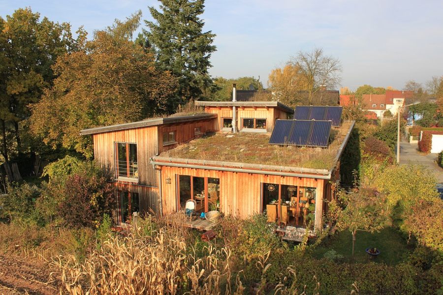 Nachhaltiges Haus aus Naturbaustoffen