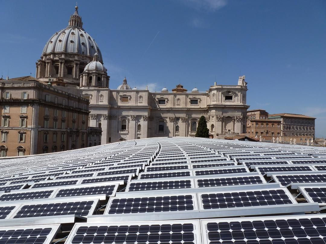 Photovoltaikanlagen im Vatikan